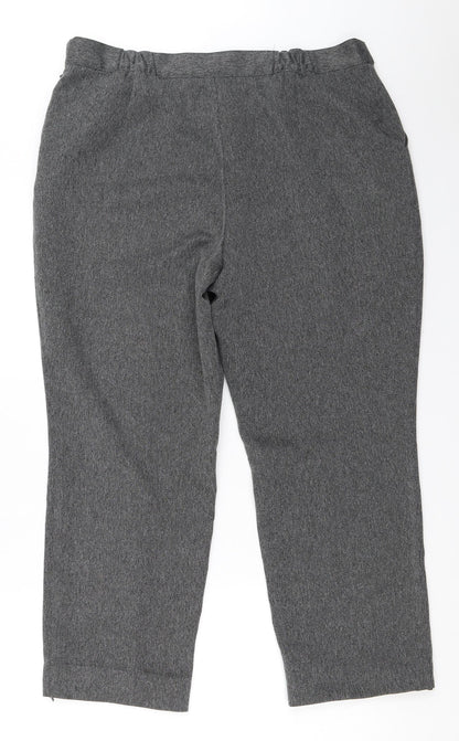 Womens UK Size 16 Marks and Spencer Regular Fit  Grey Trousers