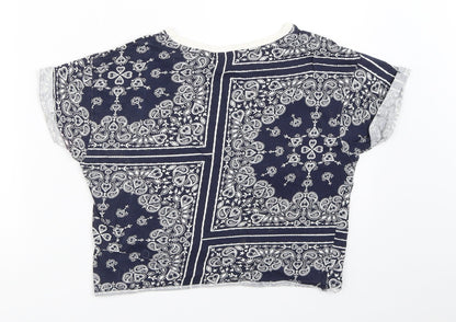New Look Girls Blue   Cropped T-Shirt Size 12-13 Years