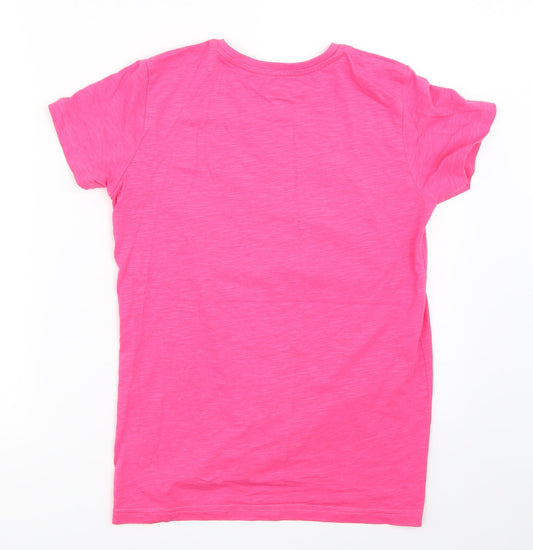 F&F Girls Pink   Basic T-Shirt Size 12-13 Years