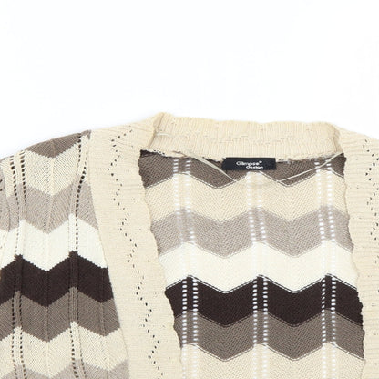 Womens UK Size XL glimpse design Multicoloured Cardigan Jumper