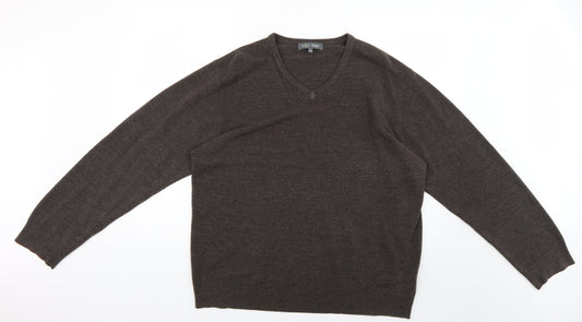 Marks and Spencer Mens Brown   Pullover Jumper Size 2XL
