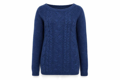 Womens UK Size 4 H&M Blue Pullover Jumper
