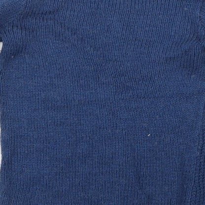 Womens UK Size 4 H&M Blue Pullover Jumper