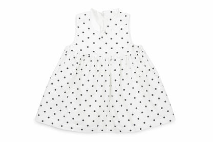 H&M Baby White Polka Dot  Fit & Flare  Size 3-6 Months
