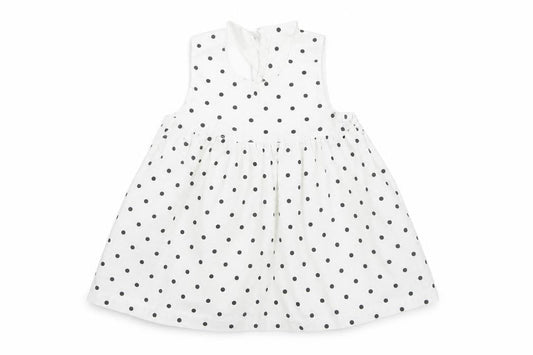 H&M Baby White Polka Dot  Fit & Flare  Size 3-6 Months