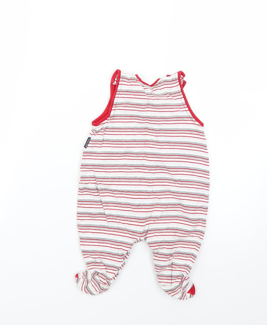 Kanz Baby Multicoloured Striped  Babygrow One-Piece Size 6-9 Months
