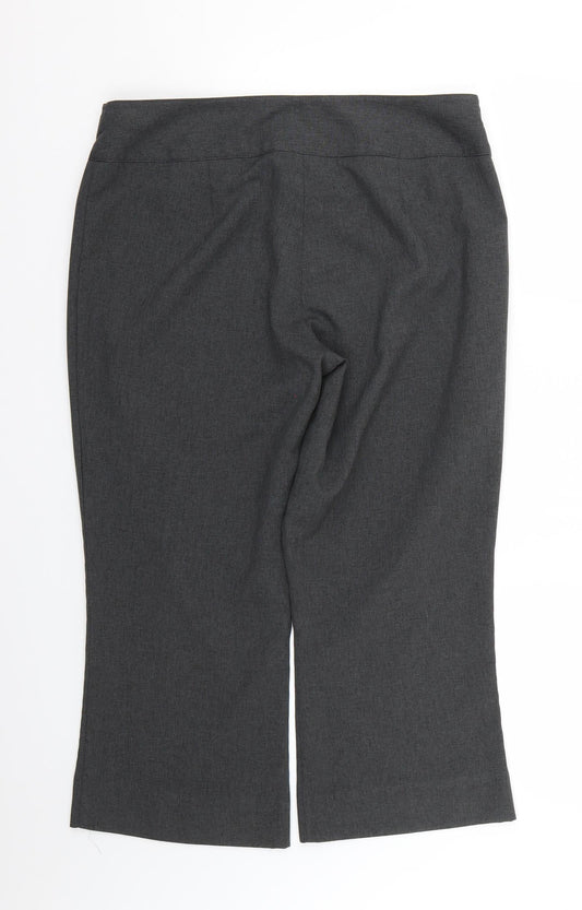 Womens UK Size 14 Papaya Regular Fit  Grey Trousers