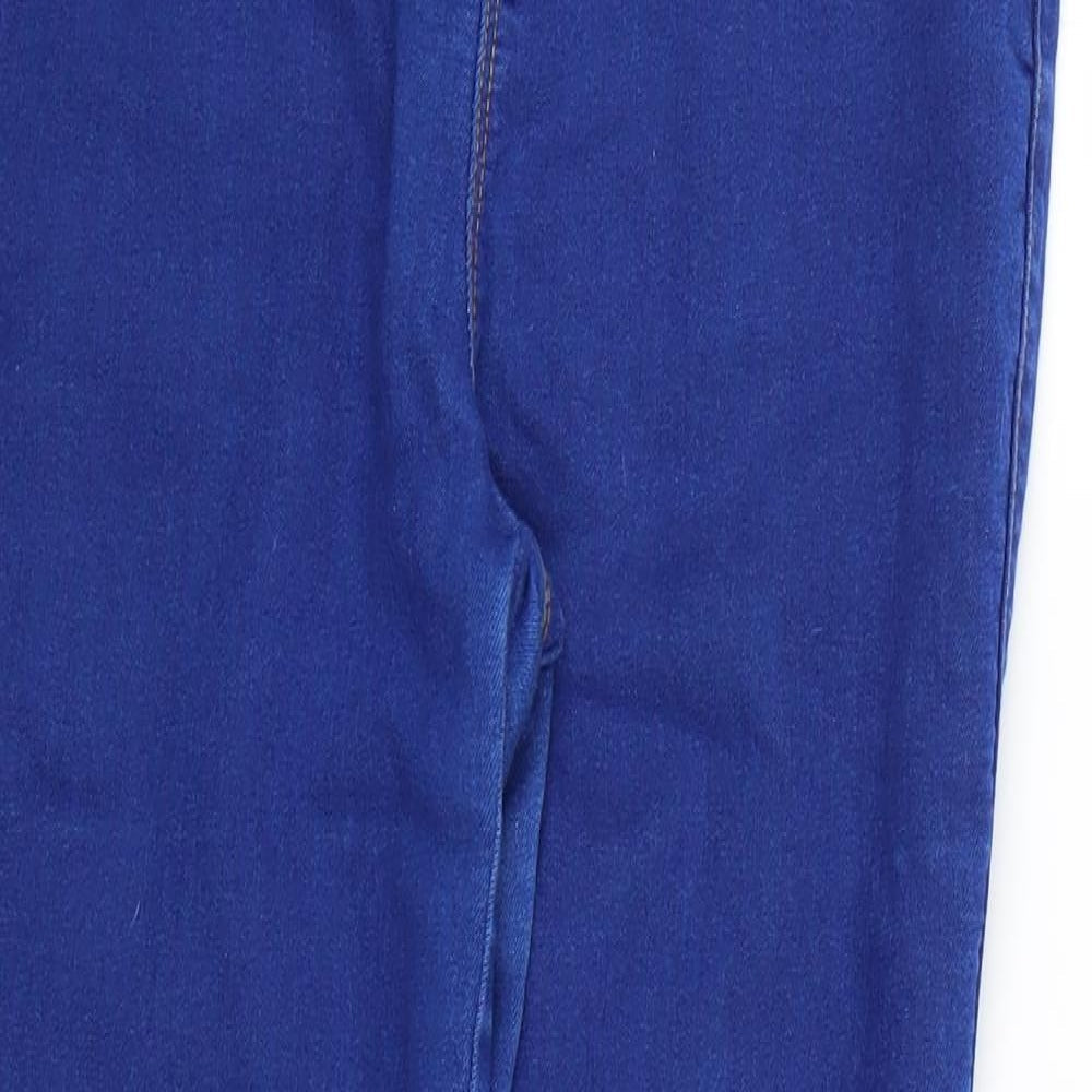 Denim & Co. Womens Blue   Jegging Jeans Size 12 L28 in