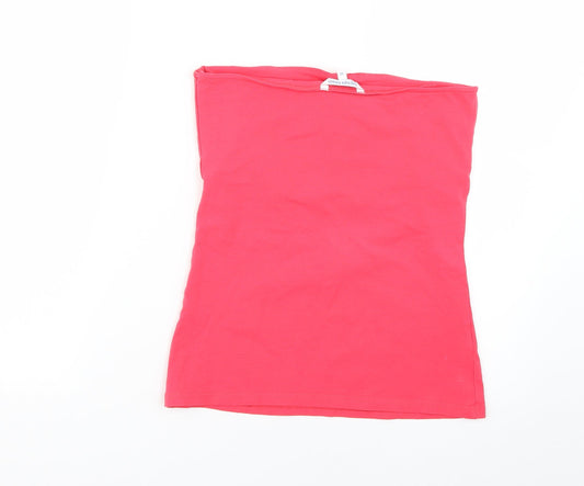 Papaya Womens Pink   Basic T-Shirt Size 12