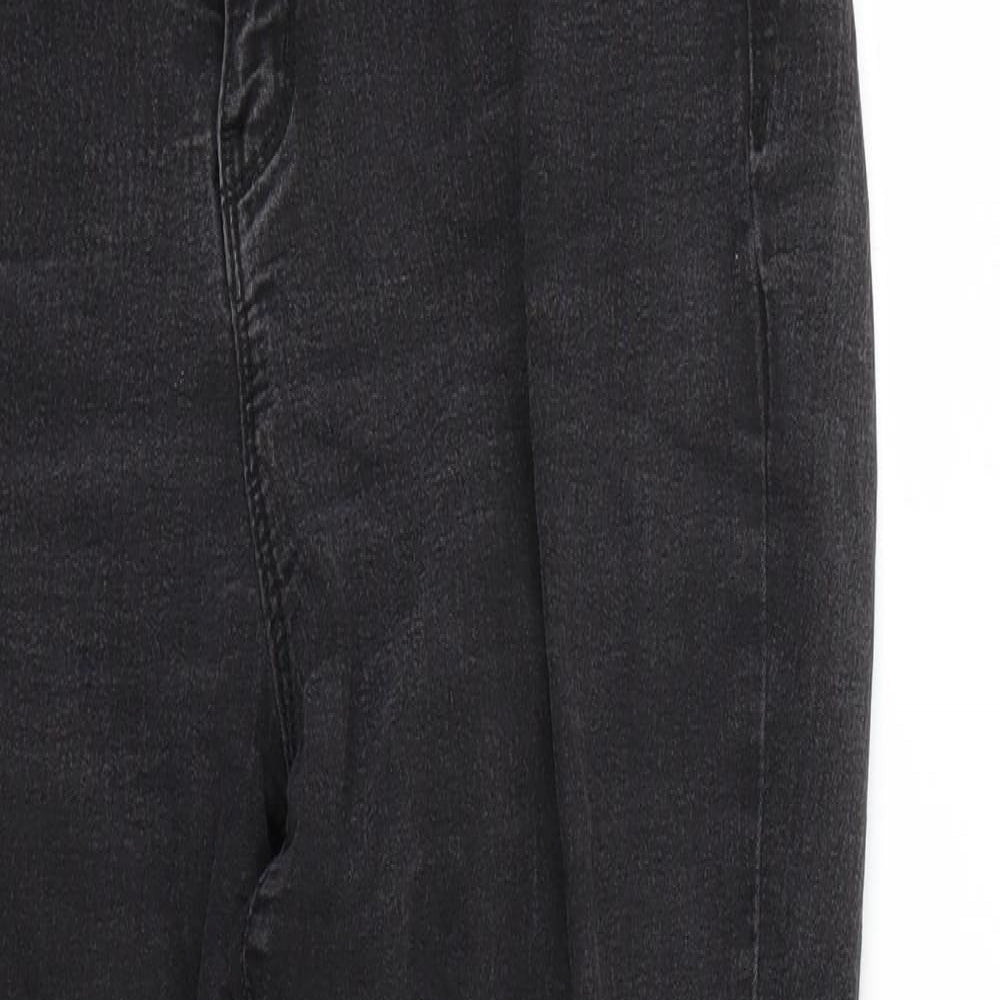 Denim & Co. Womens Black   Skinny Jeans Size 16 L23 in