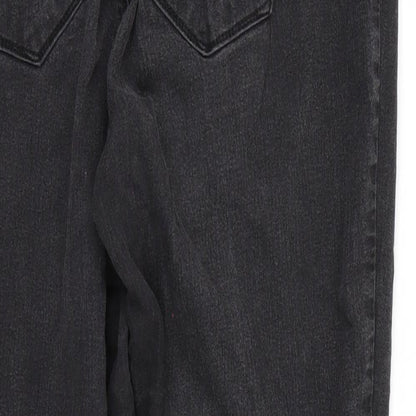 Denim & Co. Womens Black   Skinny Jeans Size 16 L23 in