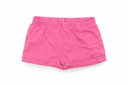 F&F Girls Pink   Cut-Off Shorts Size 6-7 Years