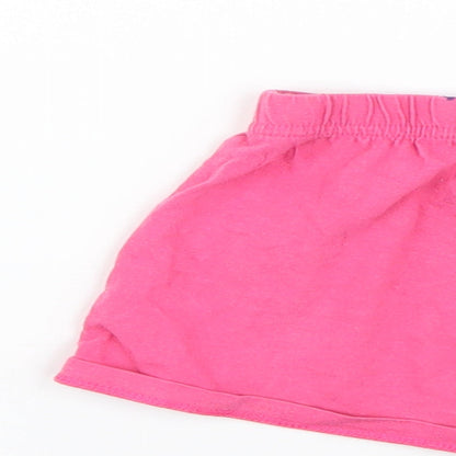 F&F Girls Pink   Cut-Off Shorts Size 6-7 Years