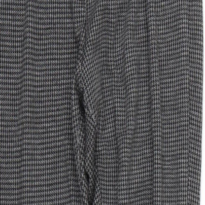New Look Womens Grey Argyle/Diamond  Trousers  Size 10 L24 in