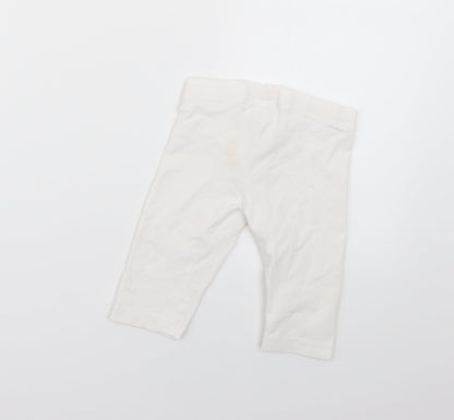 NEXT Girls White   Jegging Trousers Size 4 Years
