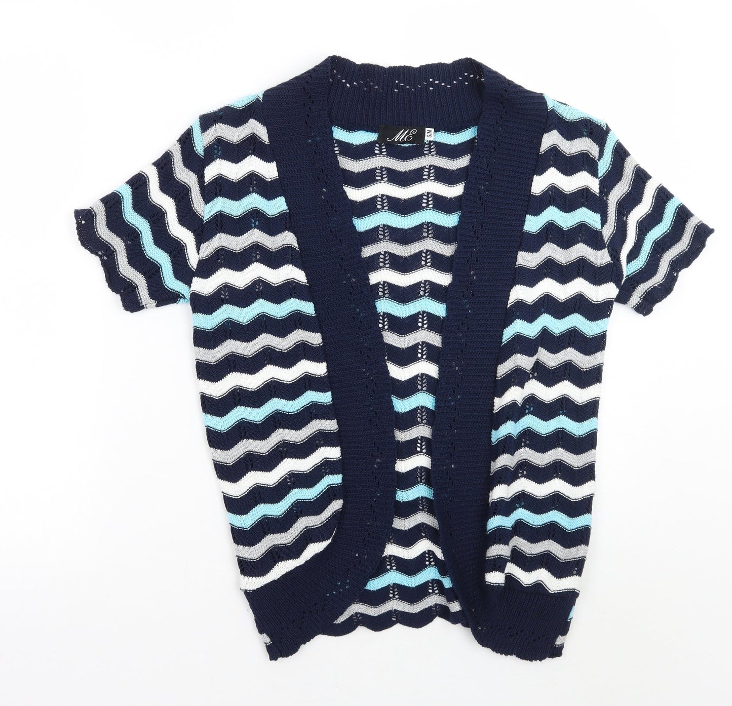Womens UK Size M Me Blue Cardigan Jumper