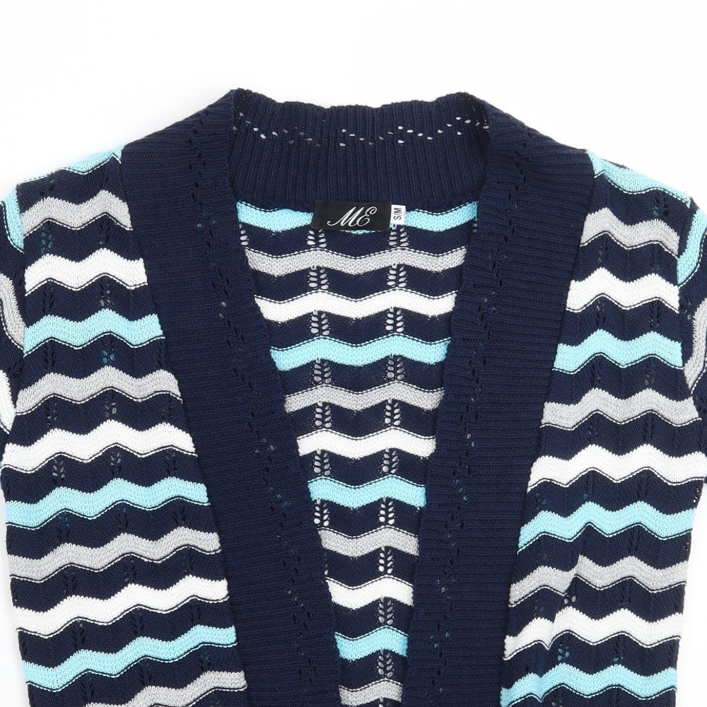Womens UK Size M Me Blue Cardigan Jumper