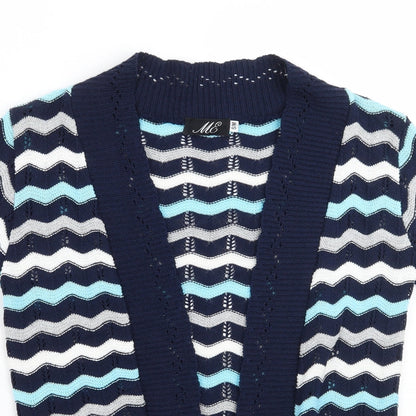 Womens UK Size M Me Blue Cardigan Jumper