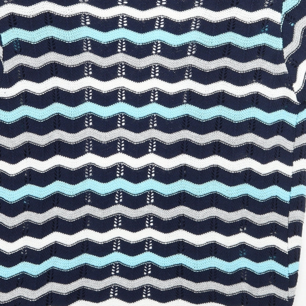 Womens UK Size M Me Blue Cardigan Jumper