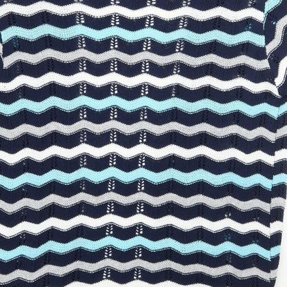 Womens UK Size M Me Blue Cardigan Jumper