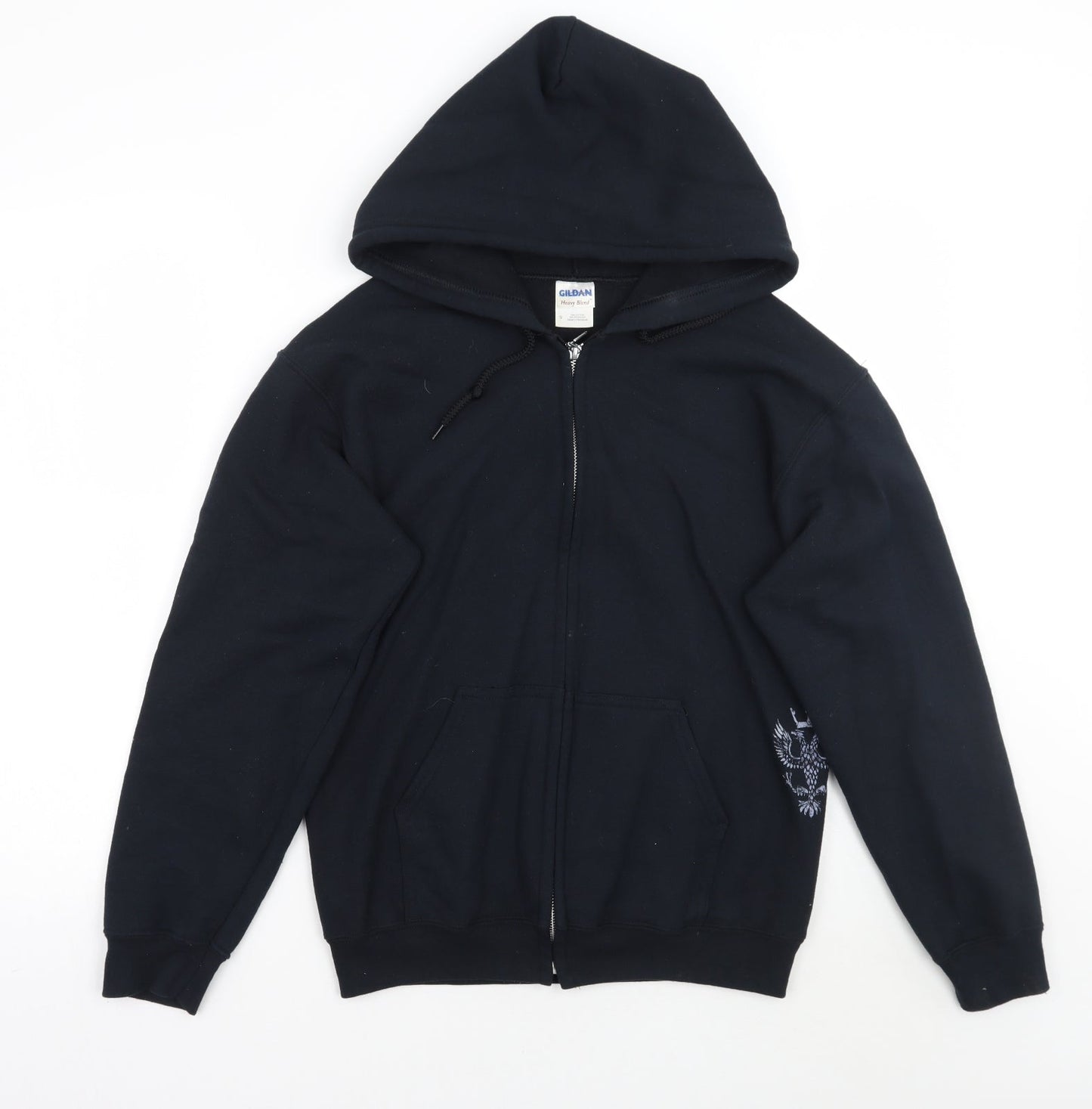 Mens UK Size S Gildan Black Jacket