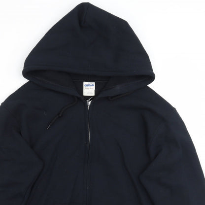 Mens UK Size S Gildan Black Jacket