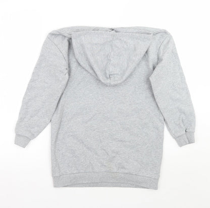 SheIn Girls Grey   Pullover Hoodie Size 11-12 Years