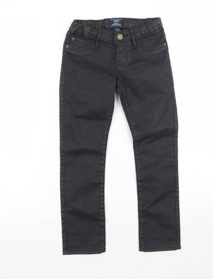 Gap Girls Black   Straight Jeans Size 6 Years