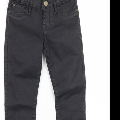 Gap Girls Black   Straight Jeans Size 6 Years