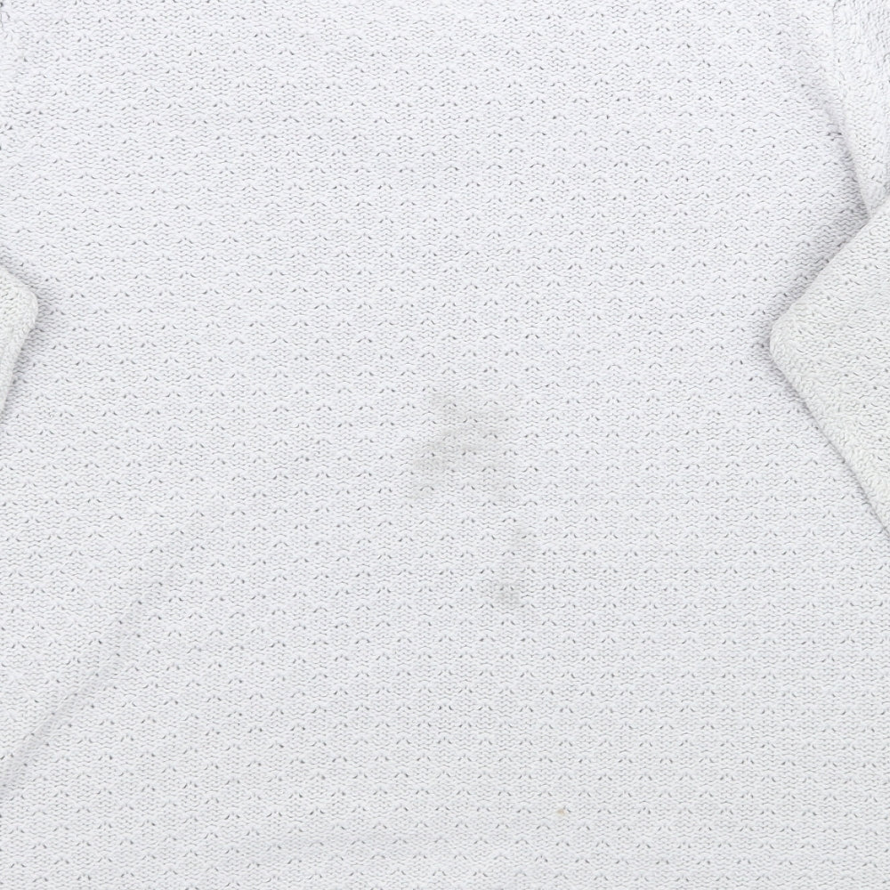 Womens UK Size M Isle Grey Pullover Jumper