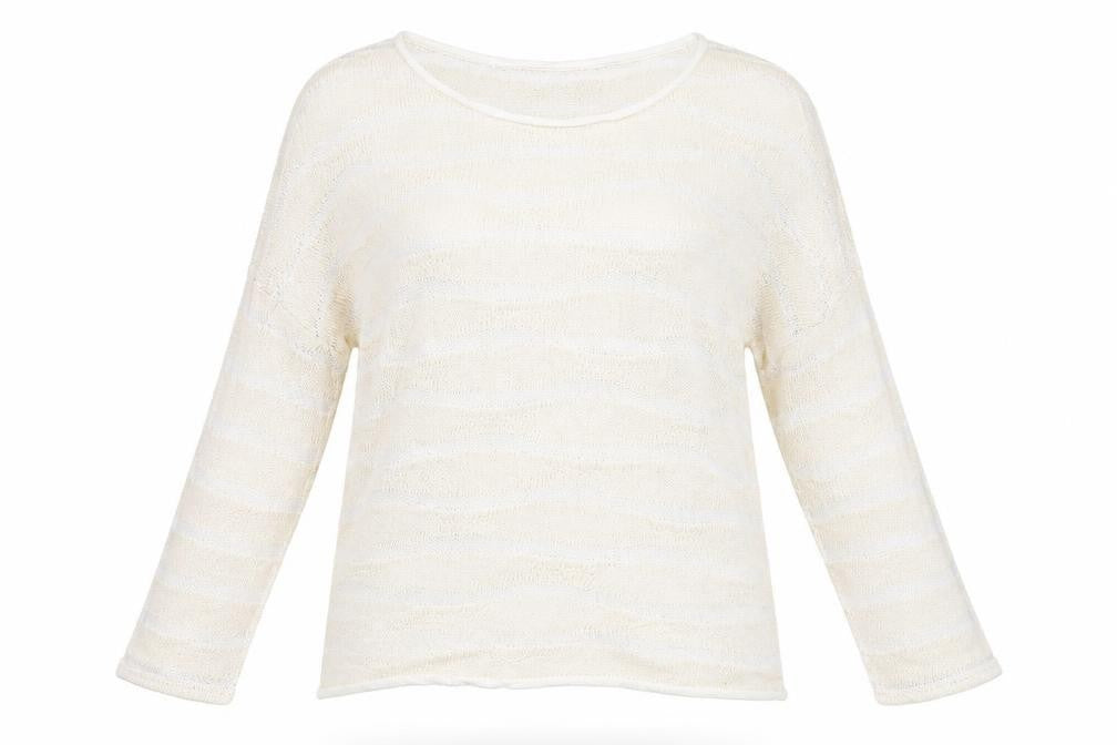 Womens UK Size 10 Phase Eight Beige Pullover Jumper