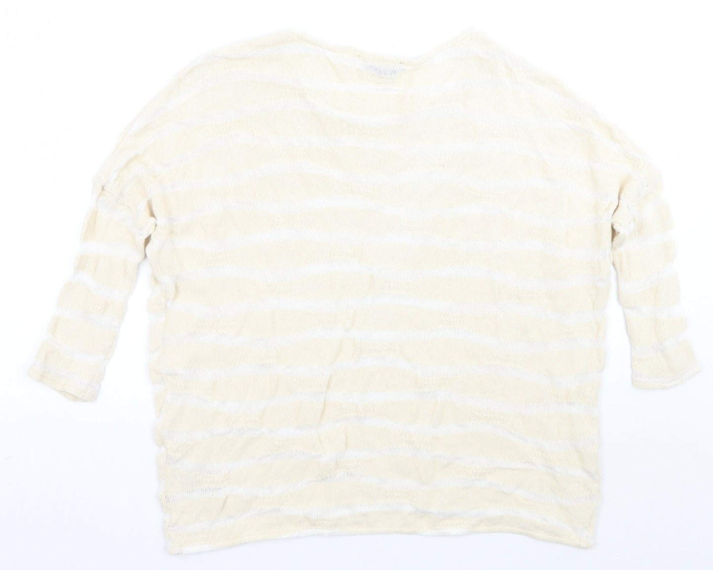 Womens UK Size 10 Phase Eight Beige Pullover Jumper