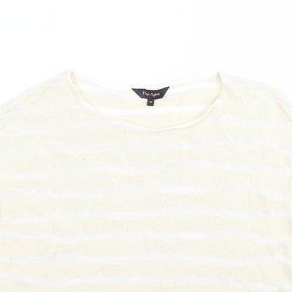 Womens UK Size 10 Phase Eight Beige Pullover Jumper