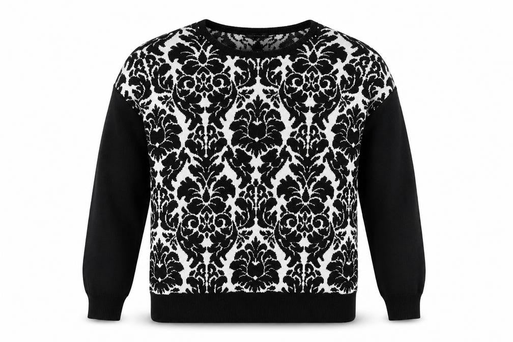 Womens UK Size 6 Warehouse Black Pullover Jumper