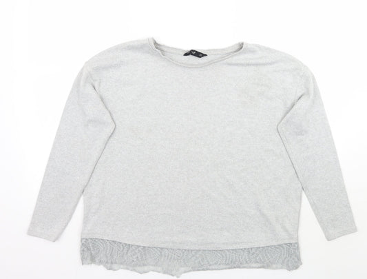 F&F Womens Grey   Pullover Jumper Size 14