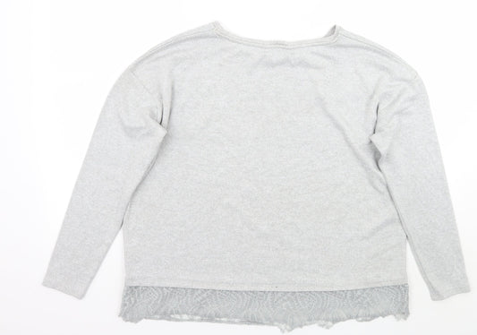 F&F Womens Grey   Pullover Jumper Size 14