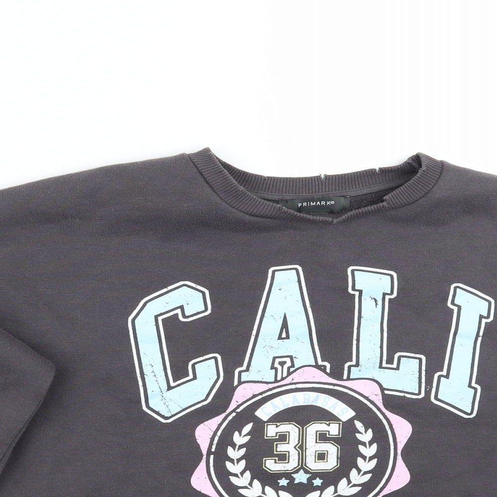 Primark Womens Grey   Pullover Jumper Size XS