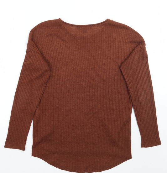 Primark Womens Brown   Pullover Jumper Size 10