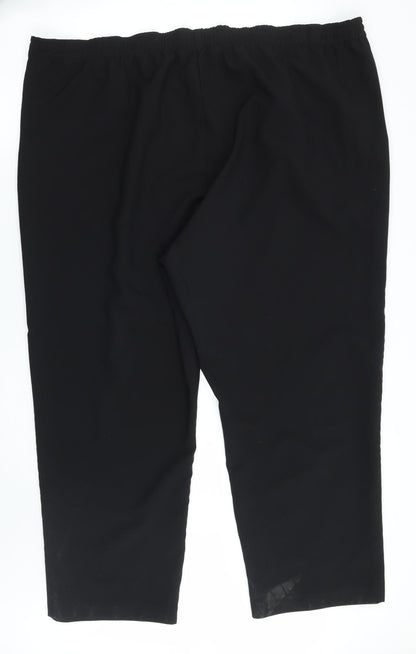 BM Womens Black   Trousers  Size 22 L28 in