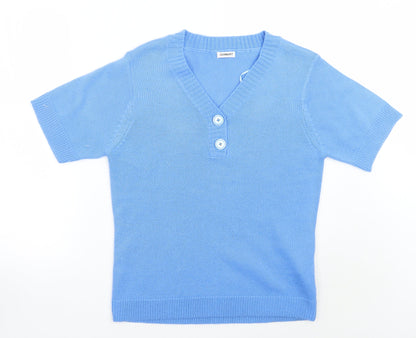 Damart Womens Blue   Basic T-Shirt Size 14