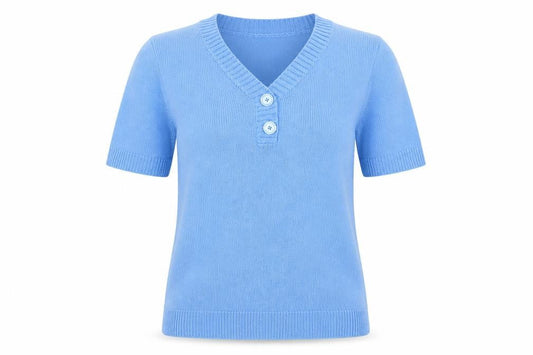 Damart Womens Blue   Basic T-Shirt Size 14