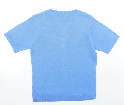 Damart Womens Blue   Basic T-Shirt Size 14