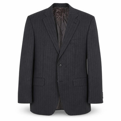 Austin Reed Mens Grey Striped  Jacket Suit Jacket Size 40