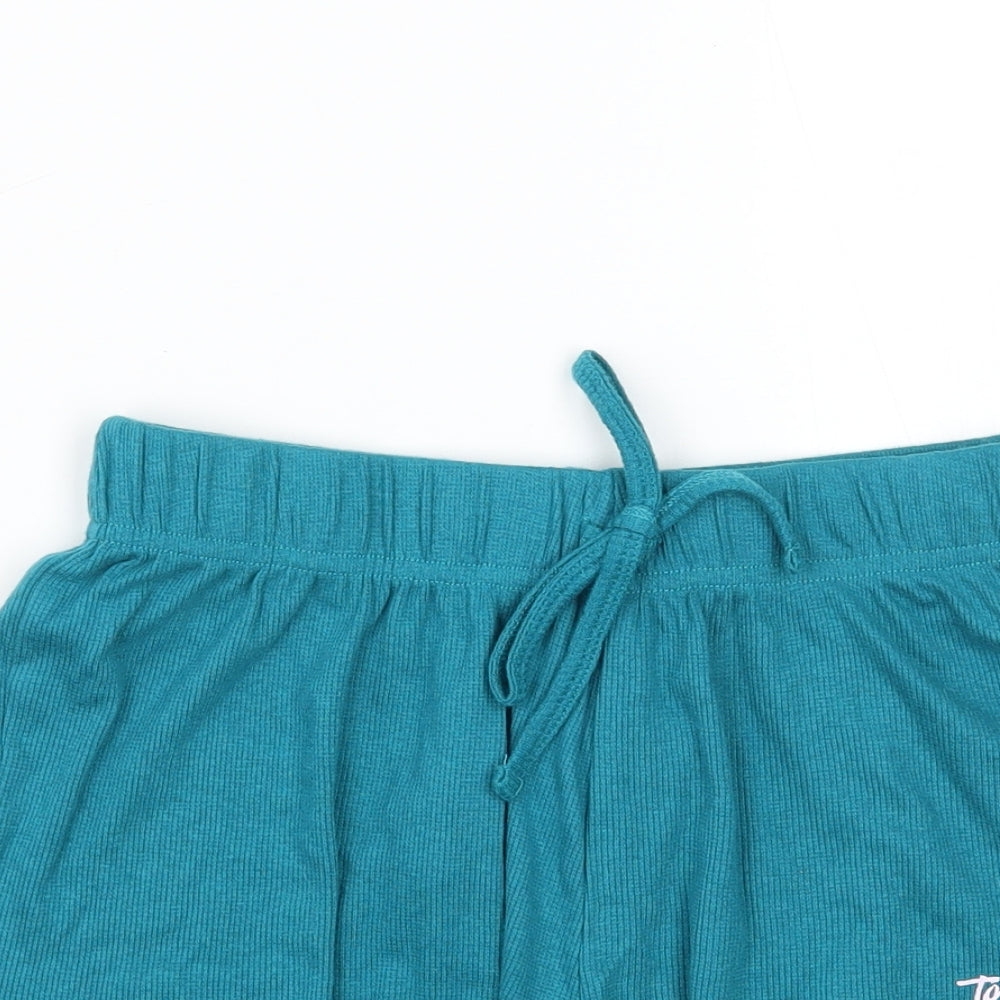 Primark Womens Blue   Sweat Shorts Size 4 - Netflix