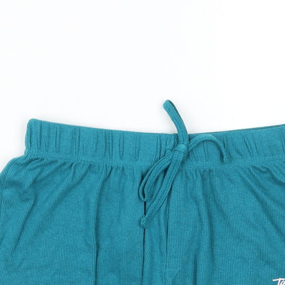 Primark Womens Blue   Sweat Shorts Size 4 - Netflix