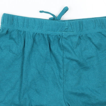 Primark Womens Blue   Sweat Shorts Size 4 - Netflix