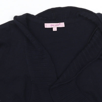 Womens UK Size 16 Per Una Blue Cardigan Jumper