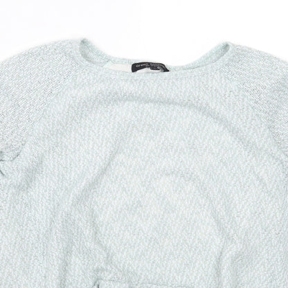 Casual Couture by Green Envelope Womens Blue   Pullover Jumper Size S