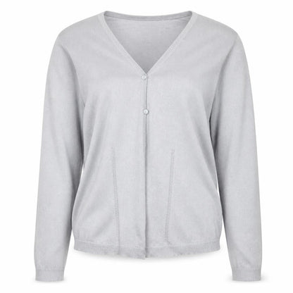 Womens UK Size 12 Clockhouse Grey Cardigan Jumper