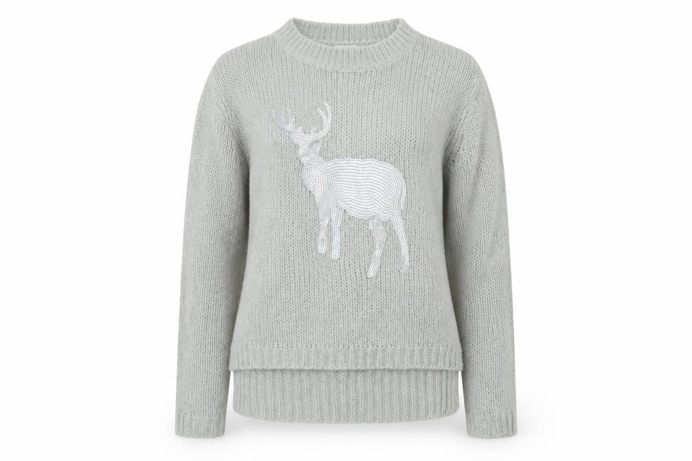 Womens UK Size 10 NEXT Grey Pullover Jumper